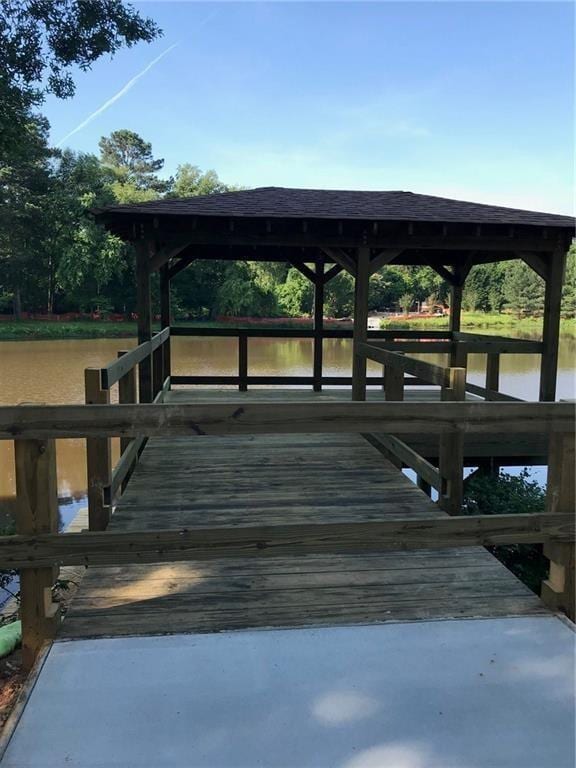 1800 Clairmont Lk Unit 313, Decatur, GA 30033 - dock area featuring a water view