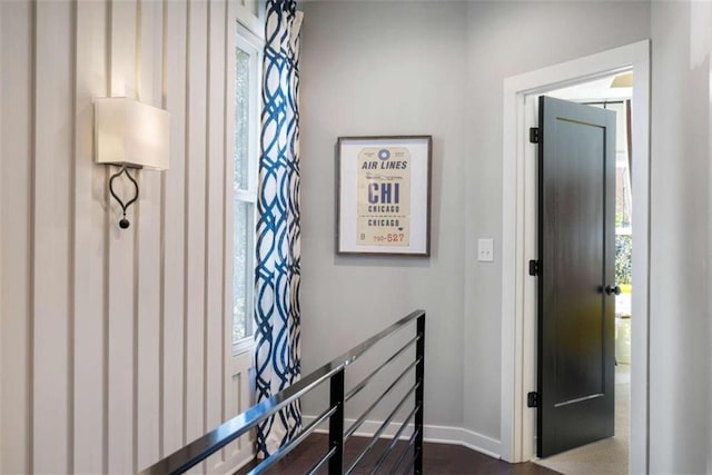 2328 Mason Dr, Atlanta, GA 30316 - interior space featuring baseboards and an upstairs landing