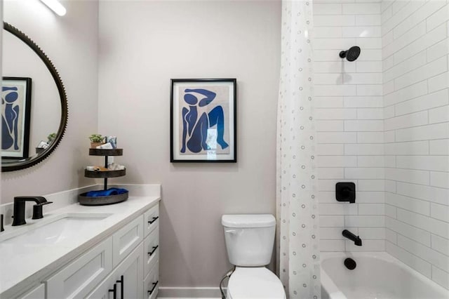 2328 Mason Dr, Atlanta, GA 30316 - full bath with toilet, shower / bathtub combination with curtain, and vanity