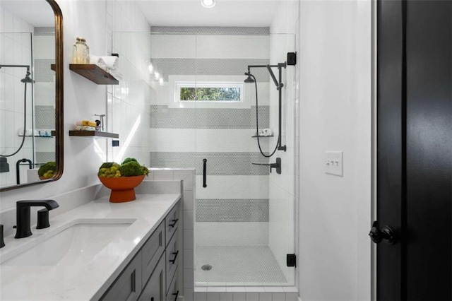 2328 Mason Dr, Atlanta, GA 30316 - full bathroom with a shower stall and vanity