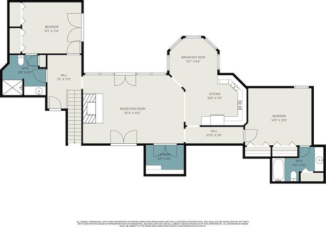 5690 Rutland Trce, Lithonia, GA 30058 - view of floor plan / room layout