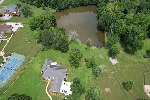 5690 Rutland Trce, Lithonia, GA 30058 - aerial overview of property's location featuring a large body of water