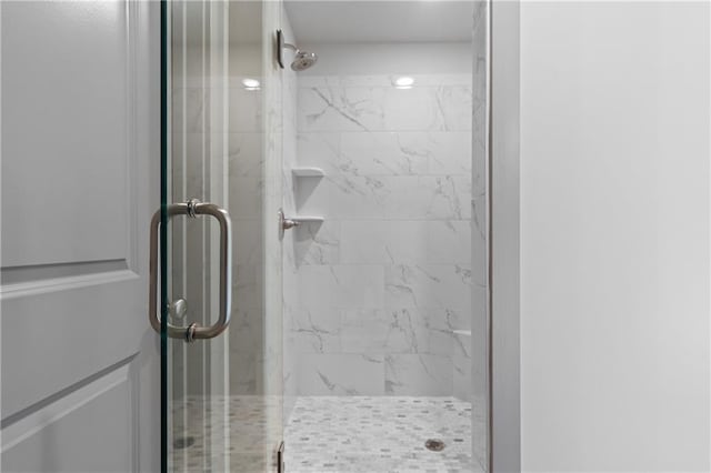 bathroom with walk in shower