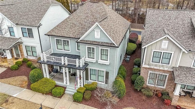 view of front of house with a porch