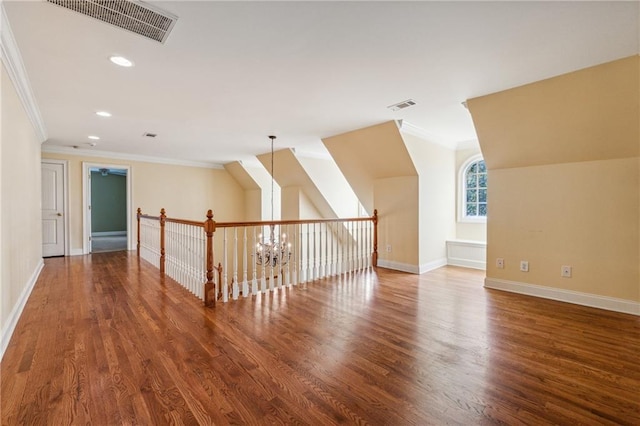 220 Spring Branch Dr, Canton, GA 30115 - additional living space with wood finished floors, baseboards, and recessed lighting