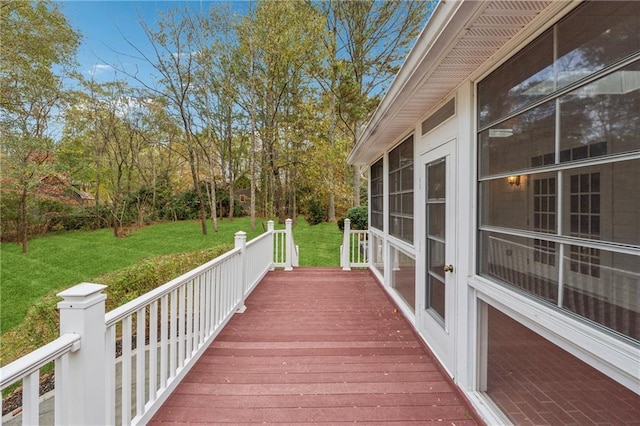 220 Spring Branch Dr, Canton, GA 30115 - deck featuring a lawn