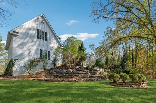 220 Spring Branch Dr, Canton, GA 30115 - view of home's exterior with a yard