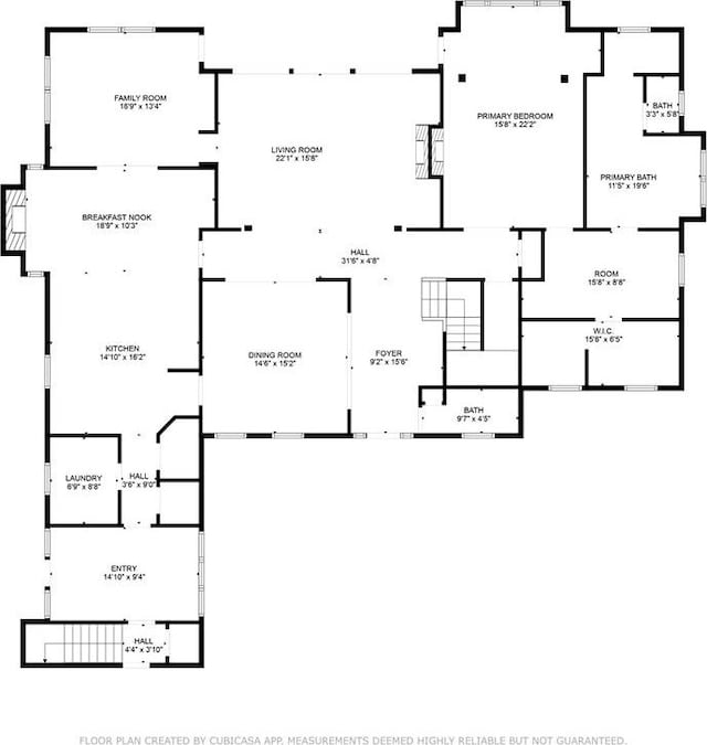 220 Spring Branch Dr, Canton, GA 30115 - floor plan / room layout