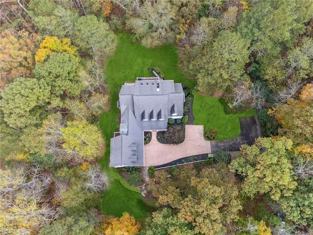 220 Spring Branch Dr, Canton, GA 30115 - aerial view of property and surrounding area with a forest