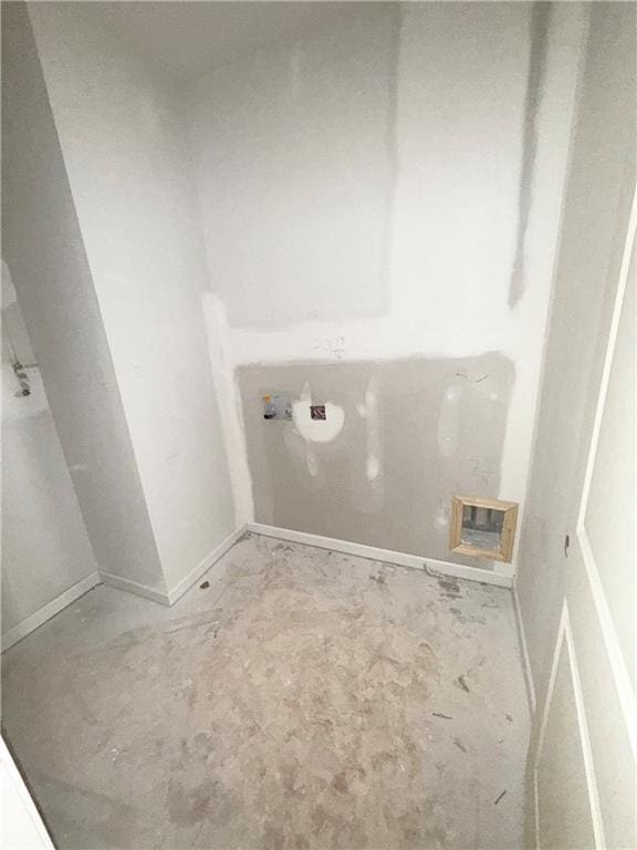 543 Courthouse Park Dr, Temple, GA 30179 - laundry room with hookup for a washing machine and baseboards