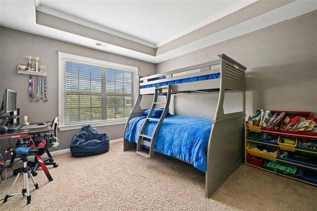 161 Archstone Sq, Mcdonough, GA 30253 - carpeted bedroom featuring crown molding and baseboards