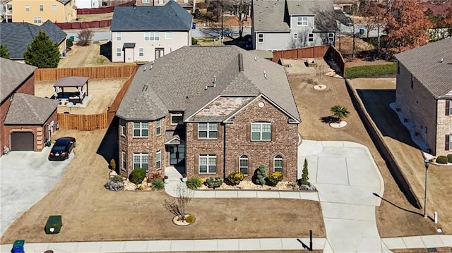 drone / aerial view featuring a residential view