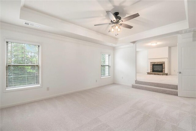 unfurnished room featuring beam ceiling, a notable chandelier, coffered ceiling, and dark hardwood / wood-style floors