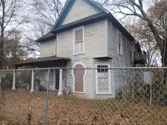 view of rear view of property