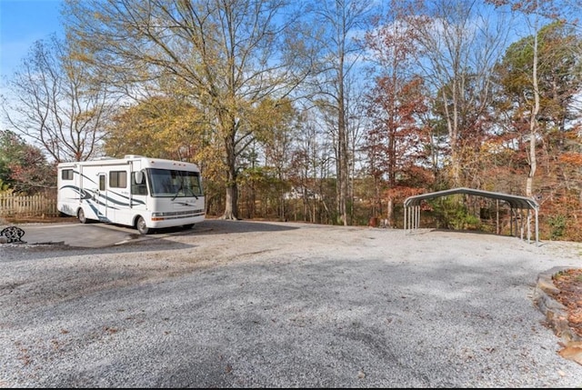 exterior space with driveway