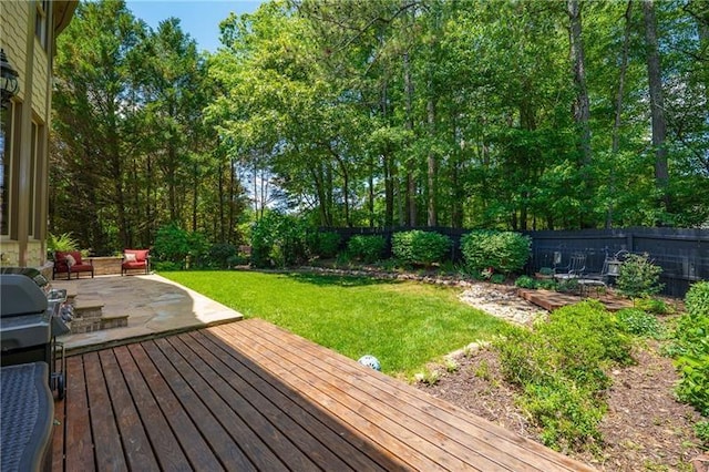 3680 Milton Park Dr, Alpharetta, GA 30022 - wooden deck featuring a patio