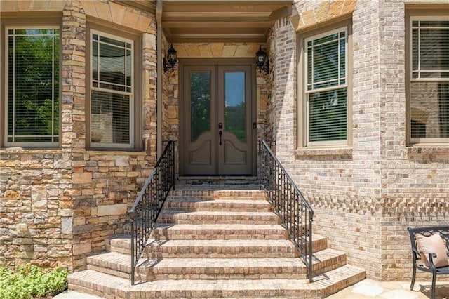 3680 Milton Park Dr, Alpharetta, GA 30022 - property entrance with french doors