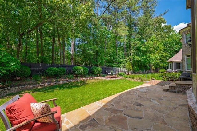 3680 Milton Park Dr, Alpharetta, GA 30022 - view of yard featuring a patio