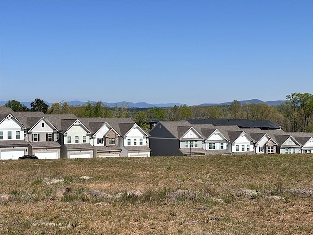 3817 Billabong Trl Unit 104, Gainesville, GA 30506 - exterior space with a mountain view and a residential view