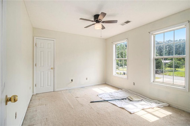 7341 Raleigh Way, Bethlehem, GA 30620 - carpeted empty room featuring ceiling fan and baseboards