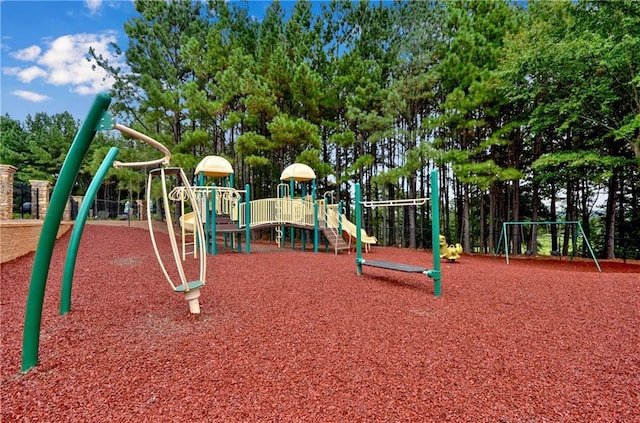 view of communal playground