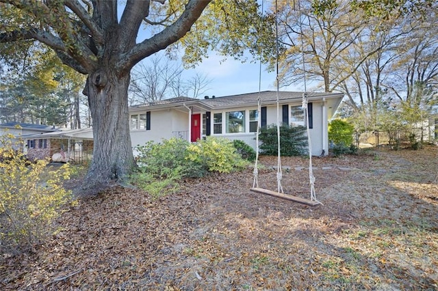 view of ranch-style house