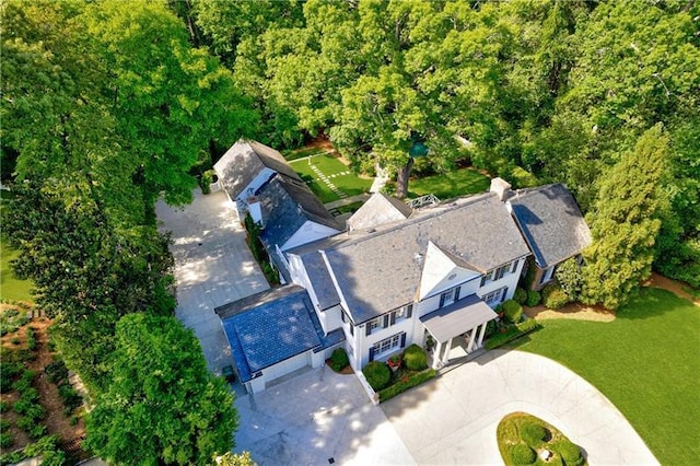 drone / aerial view