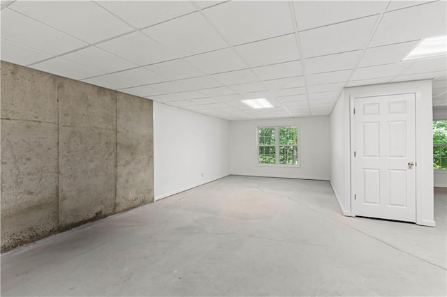5584 Northwoods Rd, Clermont, GA 30527 - below grade area featuring a paneled ceiling