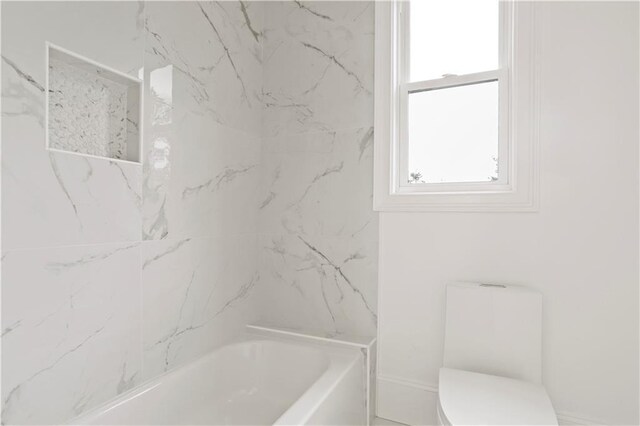 1525 Tapestry Rdg, Lawrenceville, GA 30045 - bathroom with toilet and a wealth of natural light