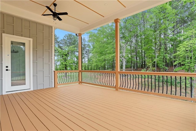 1525 Tapestry Rdg, Lawrenceville, GA 30045 - wooden terrace featuring ceiling fan