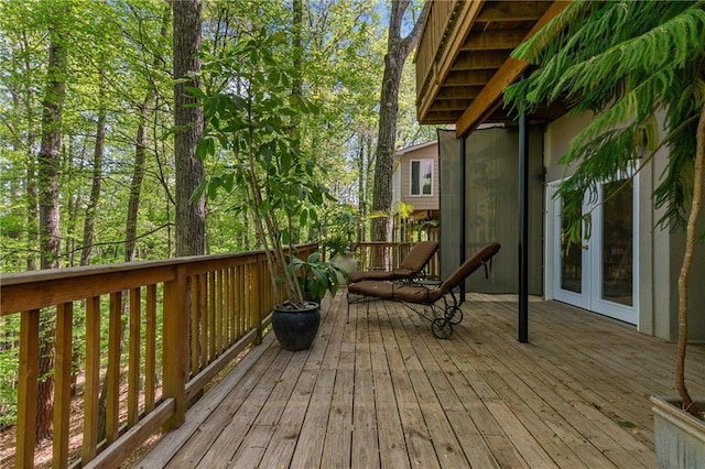 view of deck