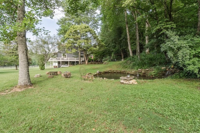 328 Black Ankle Creek Rd, Cherry Log, GA 30522 - view of yard featuring a water view