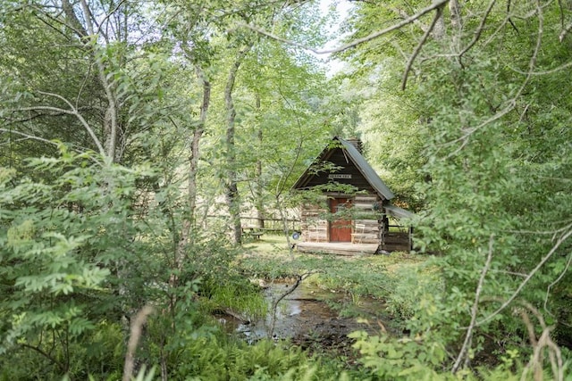 328 Black Ankle Creek Rd, Cherry Log, GA 30522 - exterior space with a water view