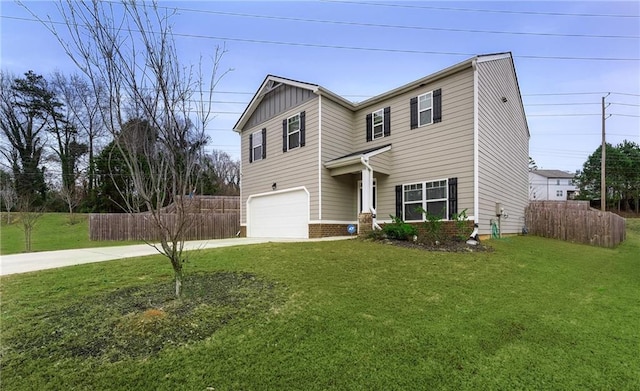3720 Liverpool Way, Atlanta, GA 30331 - view of front facade featuring a garage and a front lawn