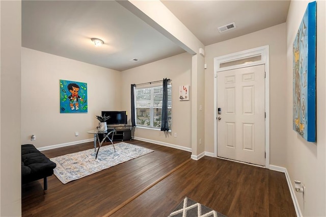 3720 Liverpool Way, Atlanta, GA 30331 - foyer entrance with dark hardwood / wood-style floors