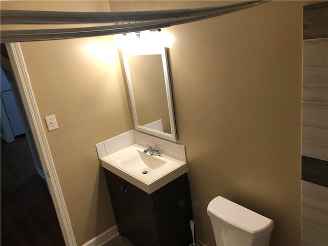 116 Nation Dr, Calhoun, GA 30701 - bathroom with vanity and toilet