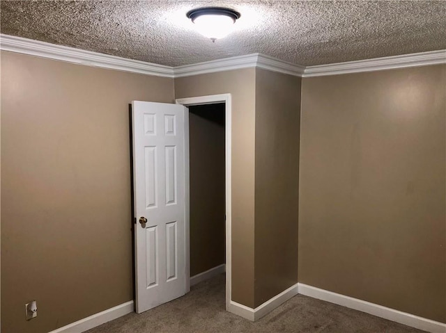 116 Nation Dr, Calhoun, GA 30701 - spare room with ornamental molding, a textured ceiling, and carpet