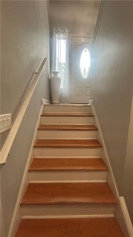 view of staircase