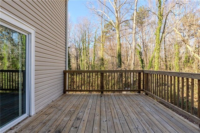 4412 Rustic Wood Dr, Stone Mountain, GA 30083 - view of wooden terrace