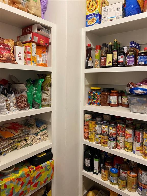 view of pantry