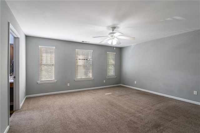 208 Oconee Way, Canton, GA 30114 - unfurnished room featuring carpet floors, a ceiling fan, and healthy amount of natural light