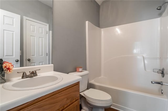 208 Oconee Way, Canton, GA 30114 - full bath with toilet, vanity, and shower / washtub combination