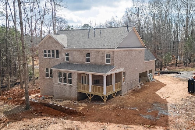 view of rear view of property