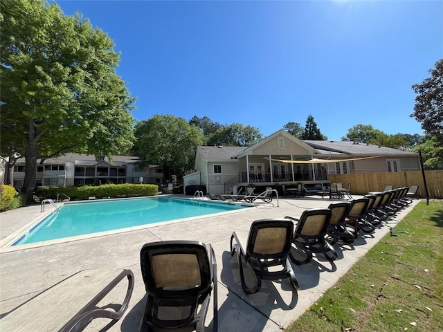 3020 Wingate Way, Sandy Springs, GA 30350 - pool with a patio area and fence