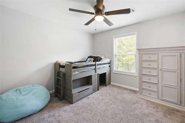 1016 Buckeye Ln, Villa Rica, GA 30180 - carpeted bedroom with baseboards and a ceiling fan