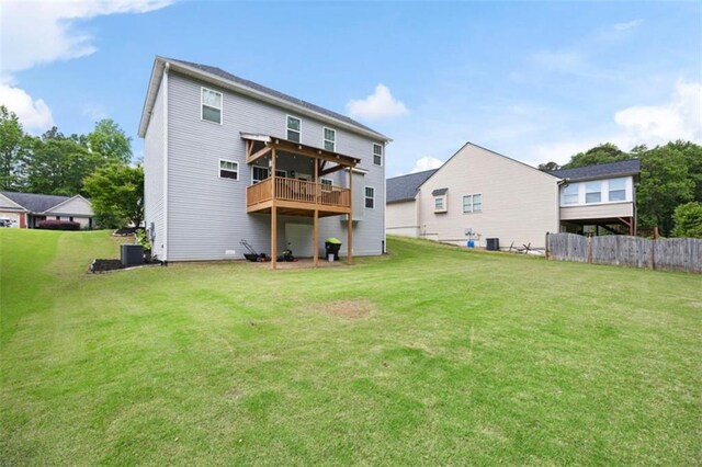 1016 Buckeye Ln, Villa Rica, GA 30180 - back of property with central air condition unit