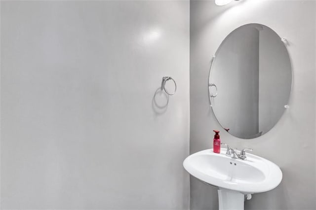 bathroom with a sink