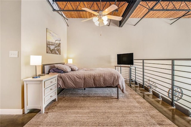 1133 Church St Unit 1, Covington, GA 30014 - bedroom featuring wood ceiling and baseboards