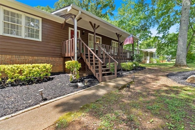 6863 Recreation Ln, Acworth, GA 30102 - view of front facade featuring covered porch
