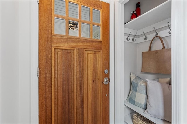 view of mudroom